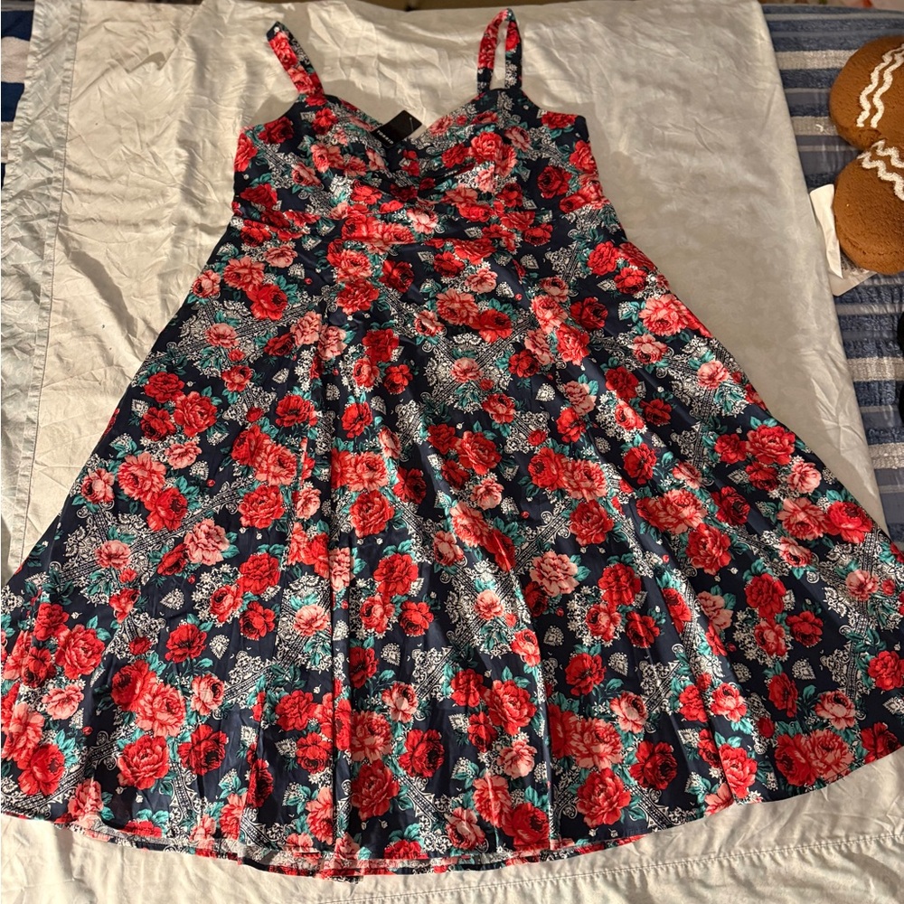 Torrid Multicolor Floral Dress